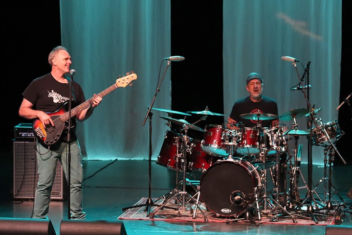 Mick Vaughn on bass and Dan Martier on drums