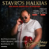 Photo of Stavros Halkias using a telephone