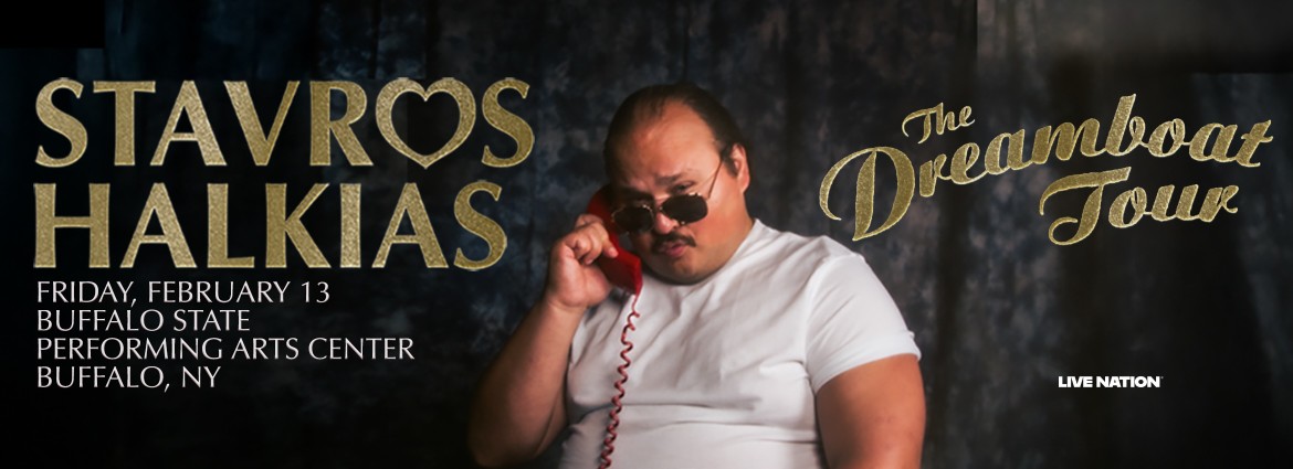 Photo of Stavros Halkias using a telephone