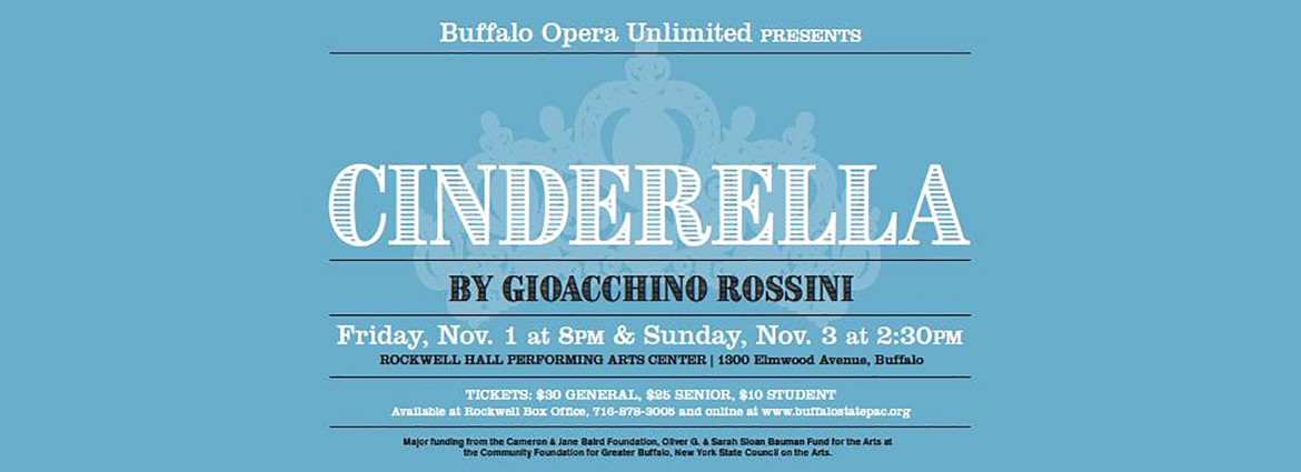 Cinderella Logo presented by Buffalo Opera Unlimited