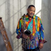 A picture of Najee with Sax